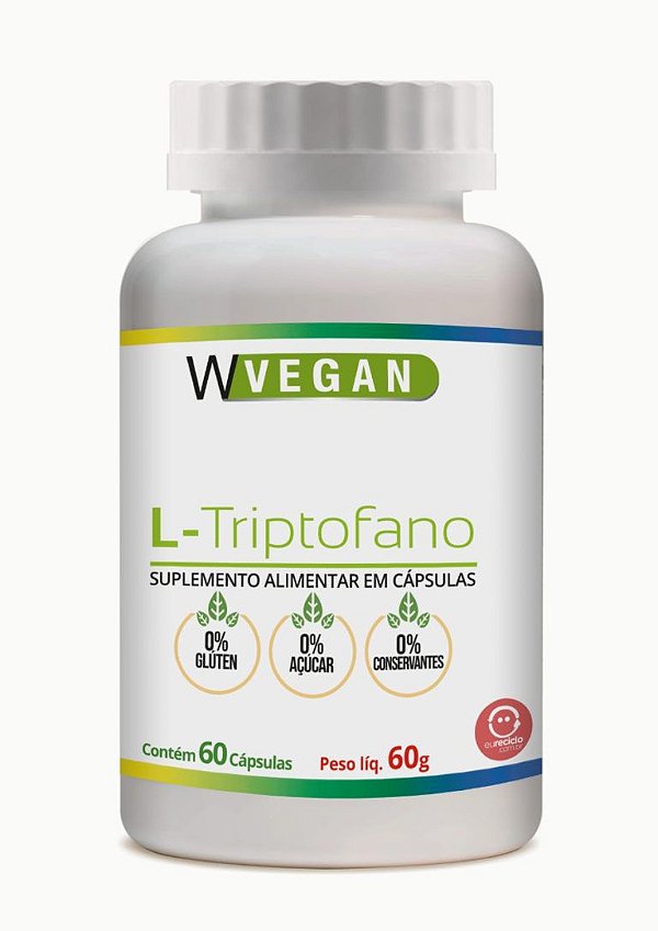 L-Triptofano 60 capsulas - Wvegan