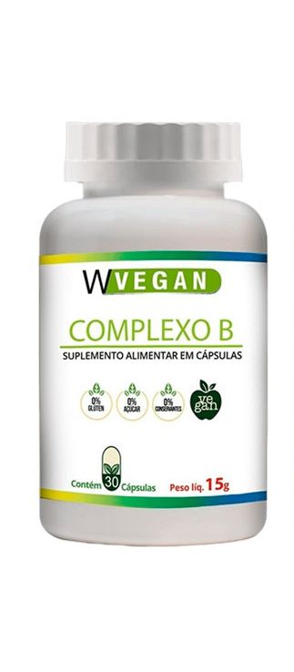 Complexo B 30 capsulas - WVegan