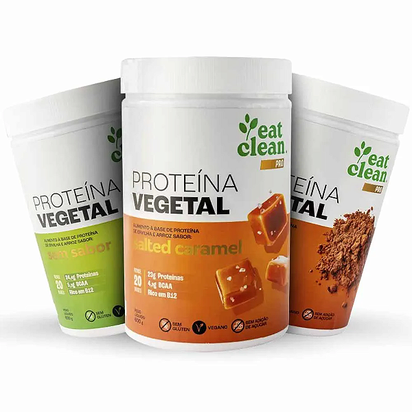Proteína Vegetal Eat Clean - Sabores - 600g