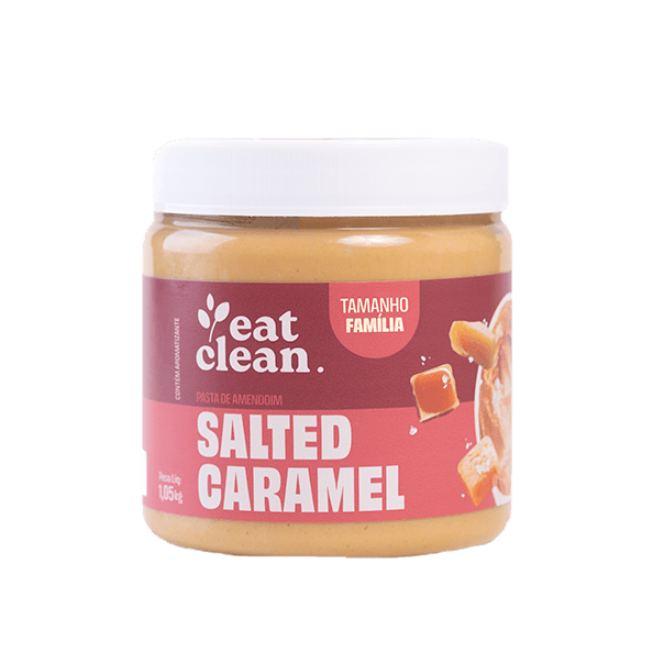Pasta de Amendoim Caramelo Salgado - Eat Clean - 1kg