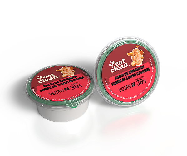 Kit om 3 Pastas de Amendoim monodose 30g - Eat Clean
