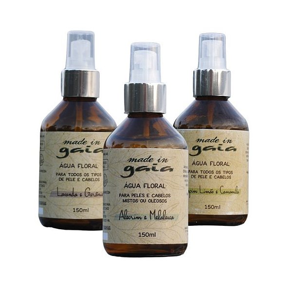 Água floral (Hidrolato) - Made in Gaia 150ml