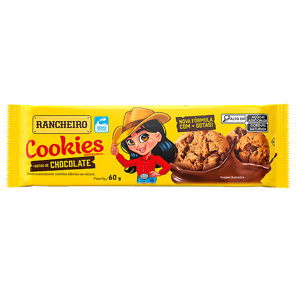 Cookies zero lactose e vegano - Rancheiro