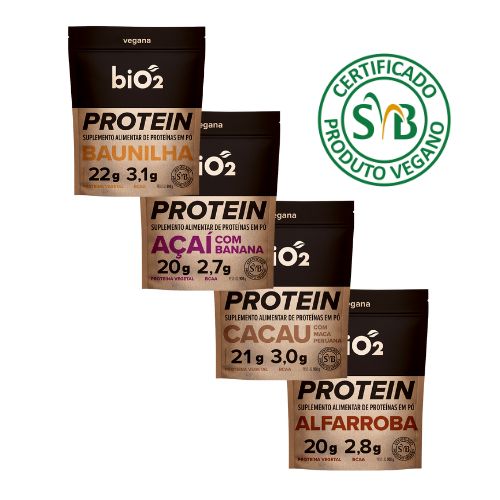 Proteína Vegetal de Arroz e Ervilha - biO2 - 908g