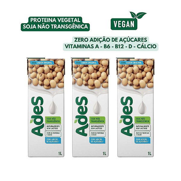 Ades Soja - sabor original zero