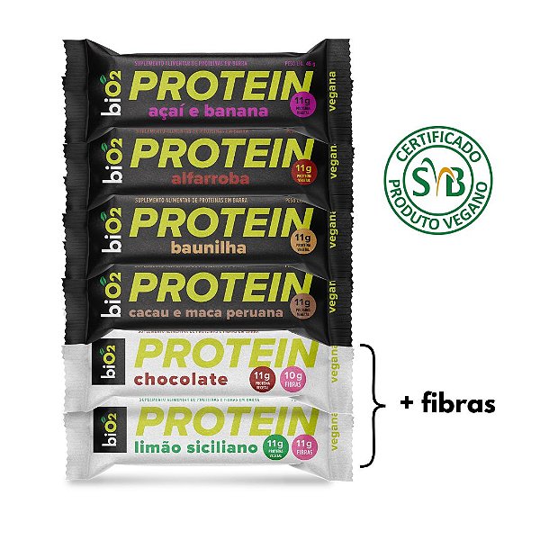 Barra de Proteína Vegana - biO2