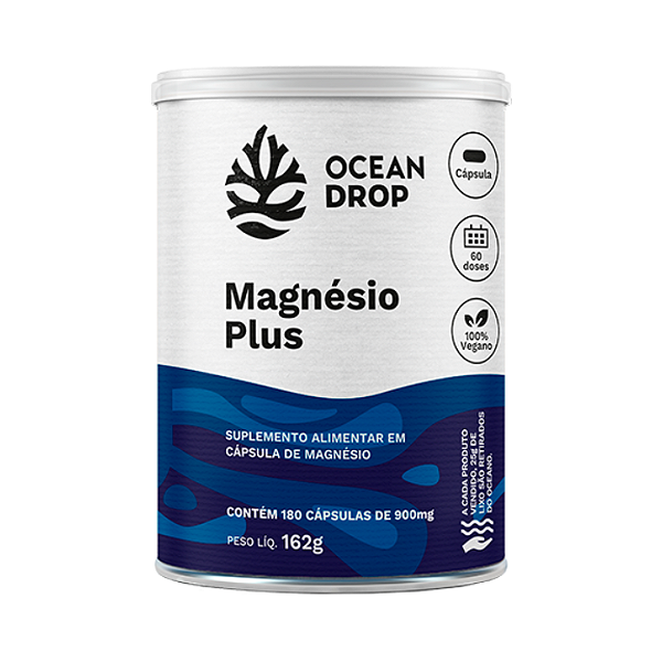 Magnésio Plus - Ocean Drop - 180 cápsulas