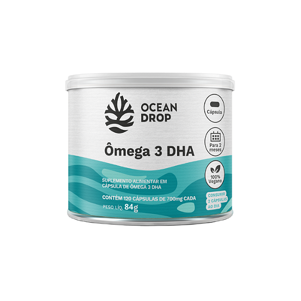 Omega 3 Vegetal DHA - Ocean Drop - 120 caps