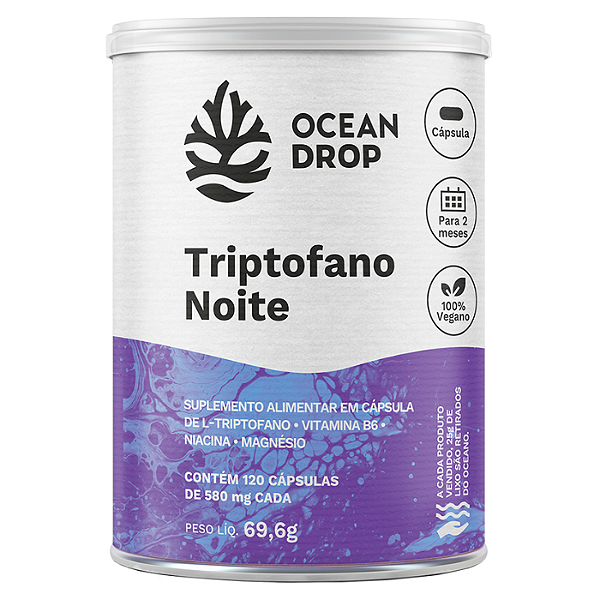 Triptofano Noite - Ocean Drop - 120 caps