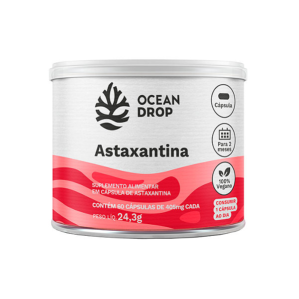 Astaxantina Vegana - Ocean Drop - 60caps