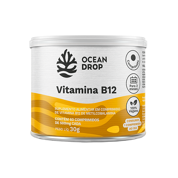 Vitamina B12 - Ocean Drop - 60 comprimidos