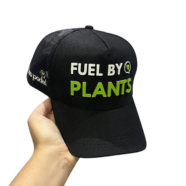 Boné Veg Fuel by Plants - Modelo Trucker Tela