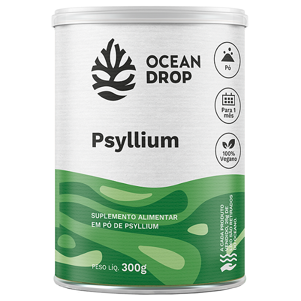 Psyllium em pó - Ocean Drop - 300g
