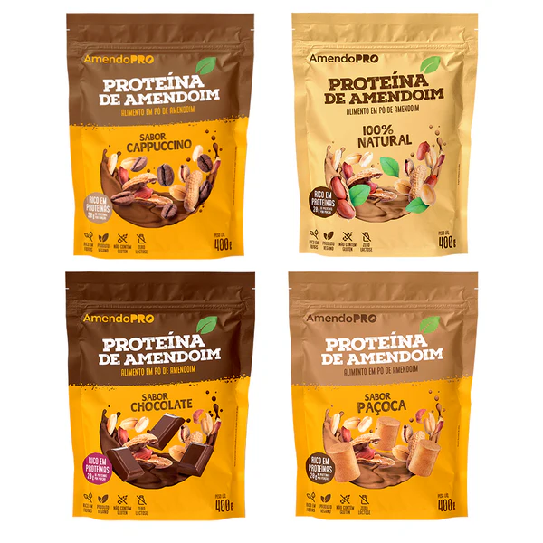 Proteína de Amendoim - AmendoPro - 400g