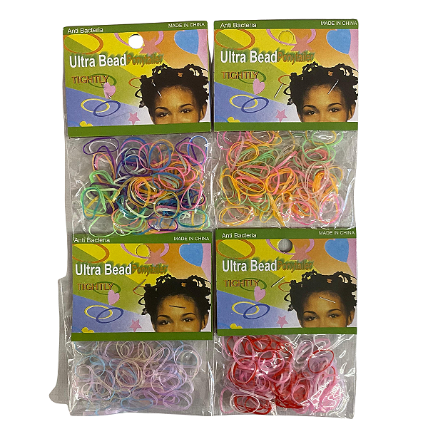 PACOTE DE LIGAS DE CABELO