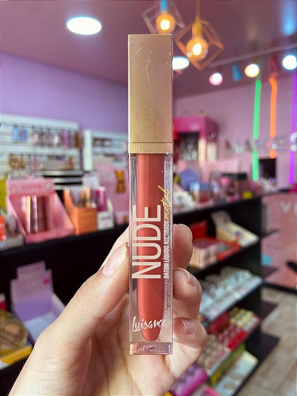 BATOM LÍQUIDO ACETINADO NUDE METAL LUISANCE