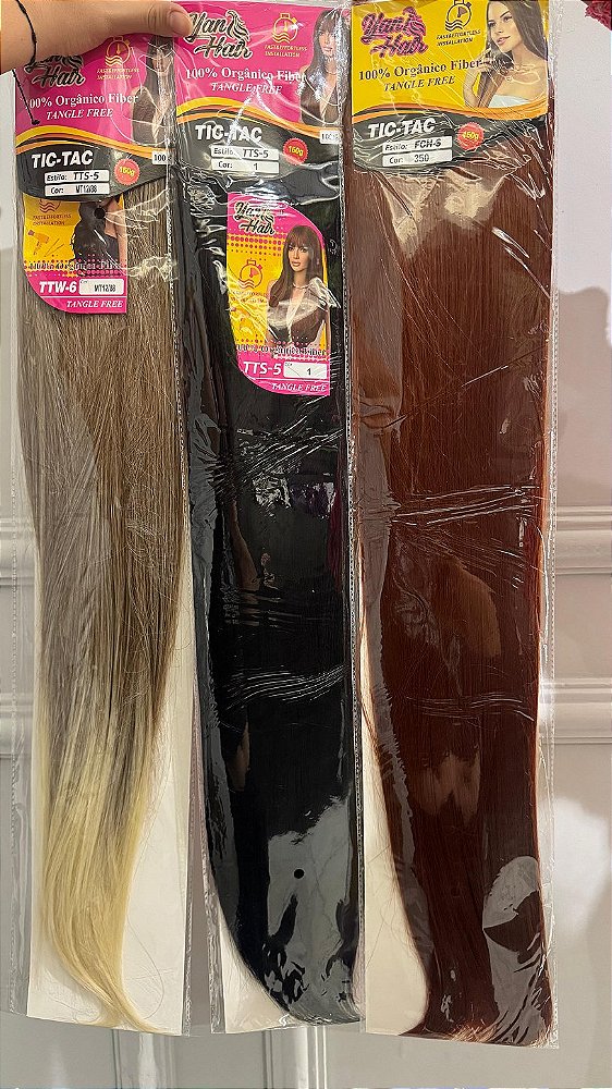 APLIQUE DE CABELO C/ PRESILHAS