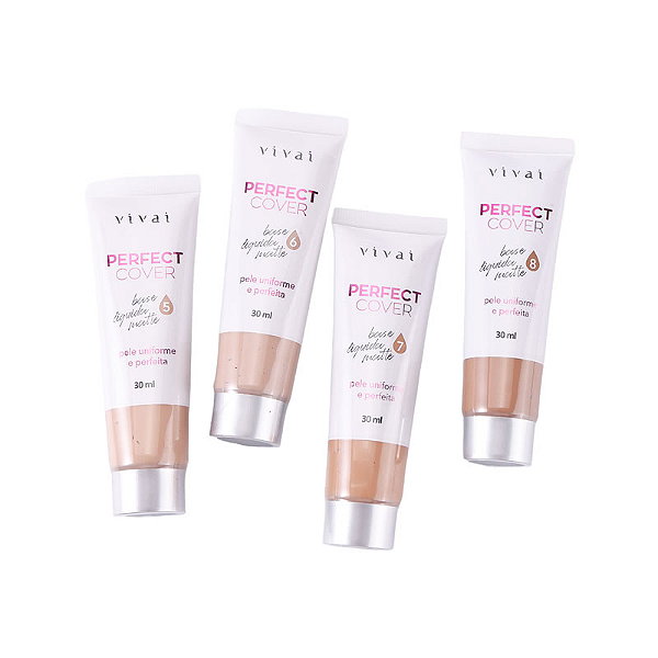 BASE LÍQUIDA MATTE PERFECT COVER VIVAI