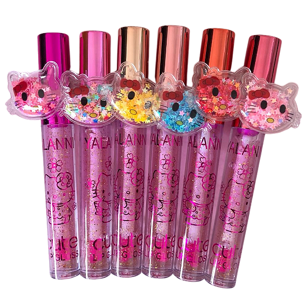 GLOSS MÁGICO + ANEL HELLO KITTY YALANNI