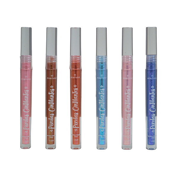 SOMBRA LÍQUIDA GLOW PÉROLAS CINTILANTES MIA MAKE