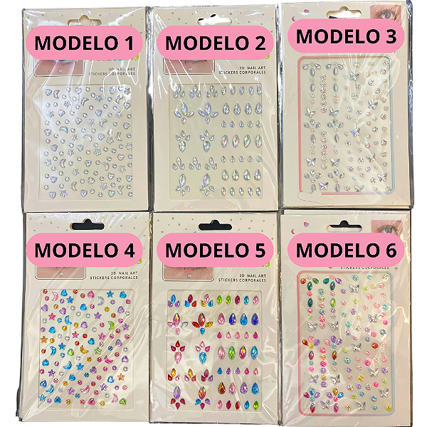 CARTELA DE ADESIVOS PARA MAKE