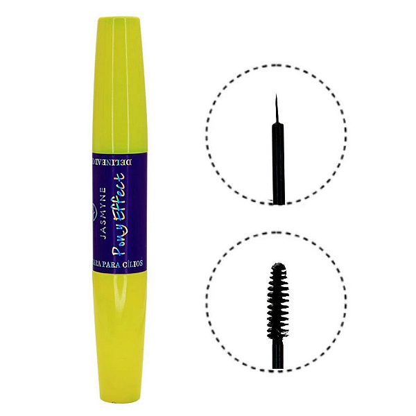 RÍMEL + DELINEADOR 2 EM 1 PONY EFFECT JASMYNE