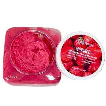 ESFOLIANTE CORPORAL E FACIAL MORANGO TOQUE SPECIAL