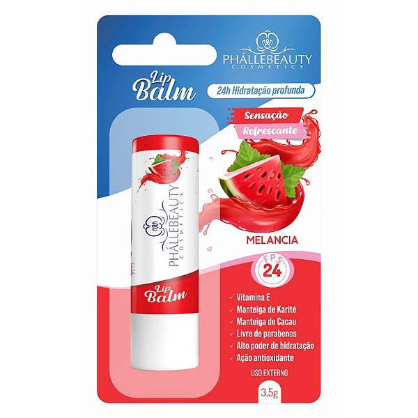 LIP BALM FPS24 PHALLEBEAUTY - MELANCIA