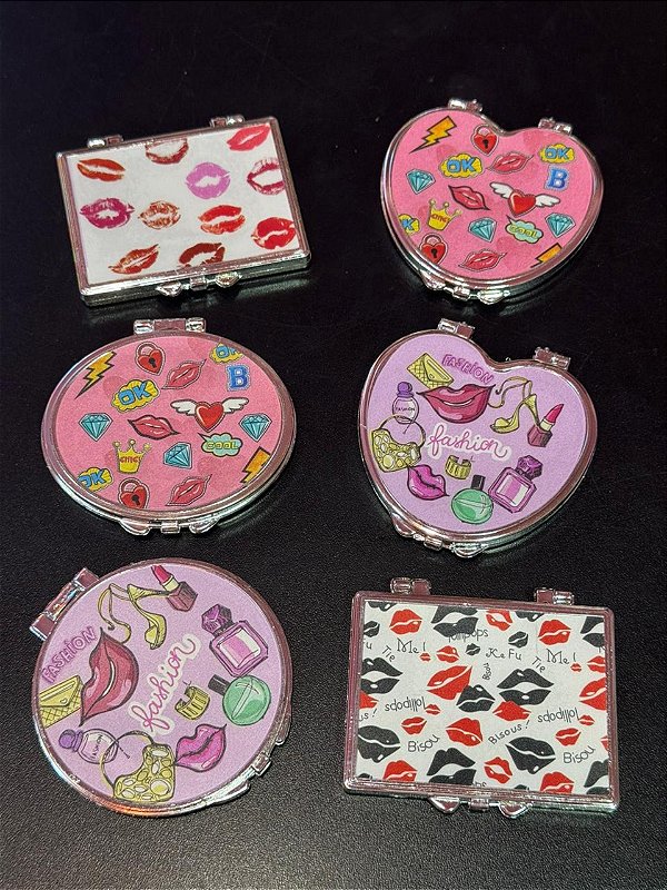 ESPELHO DE BOLSA ESTAMPADO