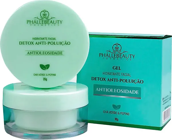 GEL HIDRATANTE DETOX ANTIOLEOSIDADE PHALLEBEAUTY