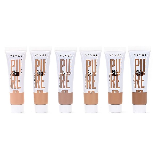 BASE LÍQUIDA MATTE PURE SKIN VIVAI