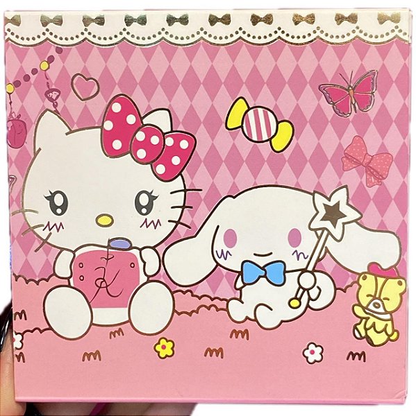 PALETA DE SOMBRAS HELLO KITTY E CINNAMOROLL