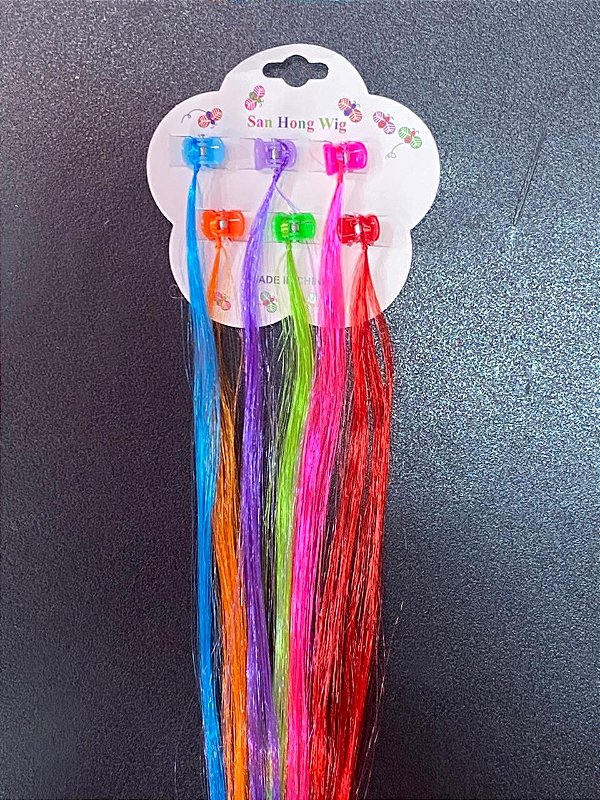 PRESILHAS COM MECHAS COLORIDAS