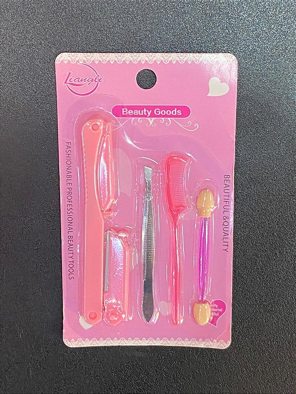 KIT C/4 ACESSÓRIOS PARA SOBRANCELHA