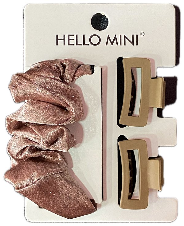 KIT XUXINHA + 2 PRESILHAS HELLO MINI