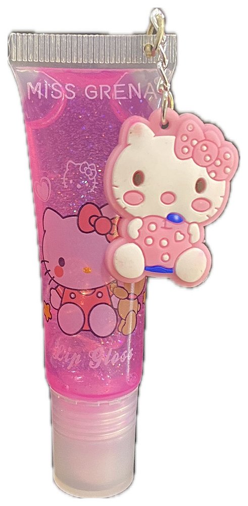 LIP GLOSS CHAVEIRO HELLO KITTY
