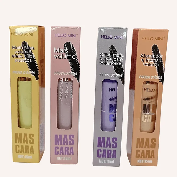 MÁSCARA DE CÍLIOS À PROVA D'ÁGUA HELLO MINI