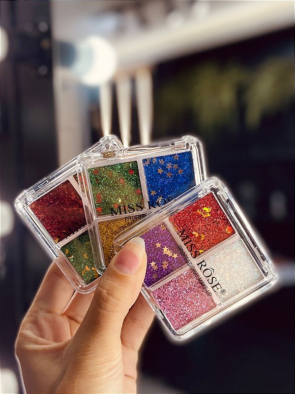 QUARTETO DE GLITTER MISS ROSE