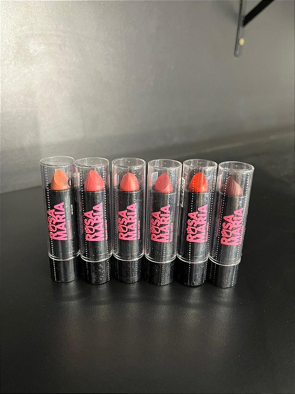 BATOM EM BALA MATTE ROSA MARIA