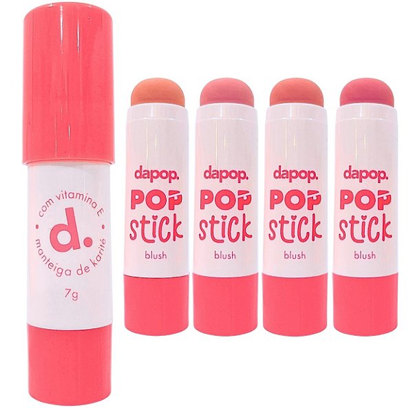 BLUSH EM BASTÃO POP STICK DAPOP