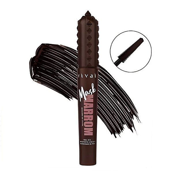 MASCARA DE CÍLIOS MARROM MASK VIVAI