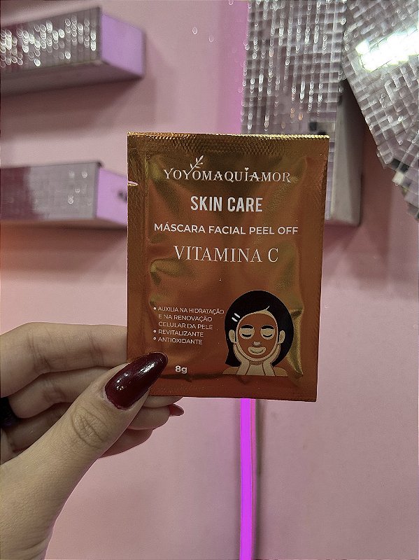 SACHÊ MÁSCARA FACIAL VITAMINA C