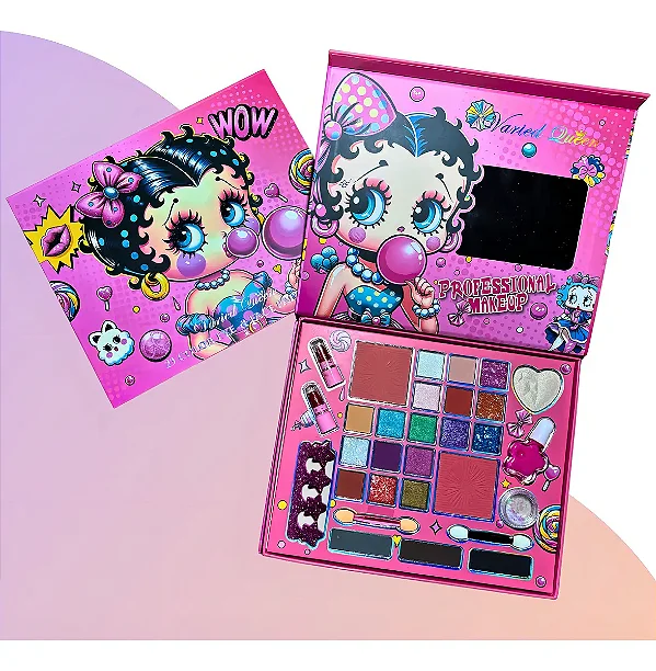 KIT DE MAQUIAGEM INFANTIL BETTY BOOP