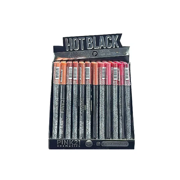 LÁPIS LABIAL HOT BLACK PINK21