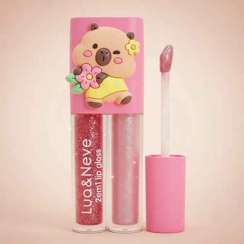 GLOSS DUO CAPIVARA LUA E NEVE LN09047