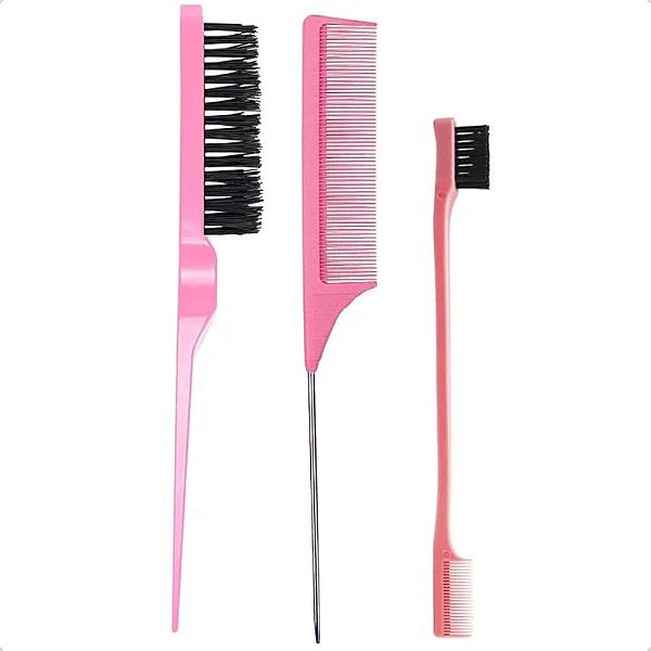 KIT 3 ESCOVAS PARA PENTEADO