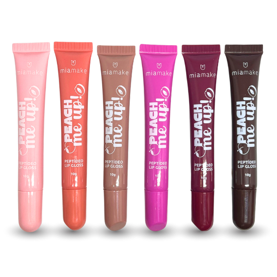 GLOSS PEPTÍDEO PEACH ME UP MIA MAKE