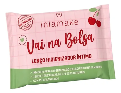 LENÇO HIGIENIZADOR ÍNTIMO VAI NA BOLSA MIA MAKE