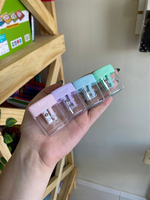 Apontador Com Depósito Tons Pastéis