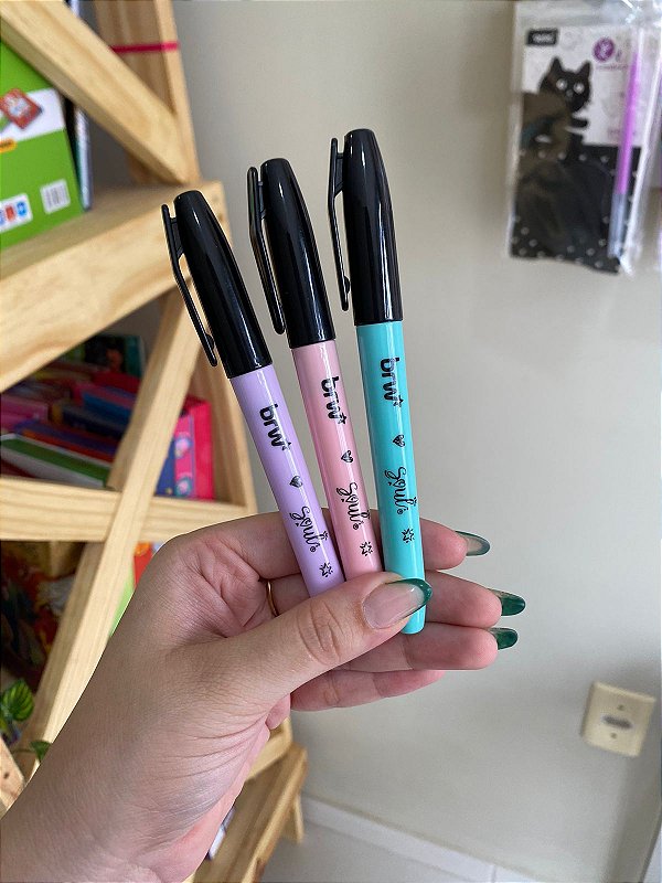 Marca texto tons pastéis